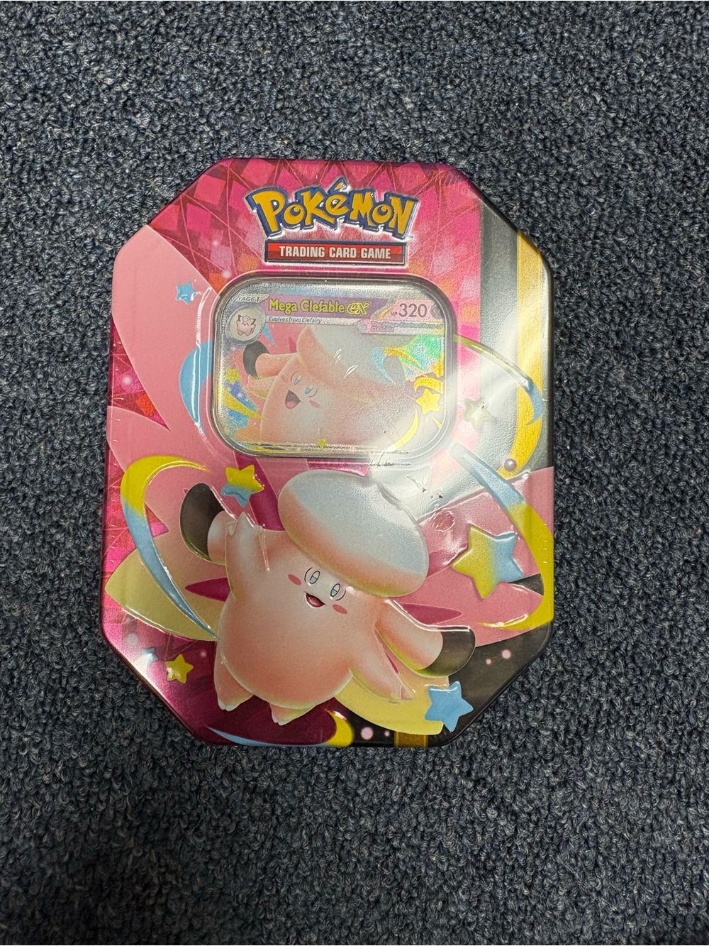 Pokemon Mega Clefable ex Tin